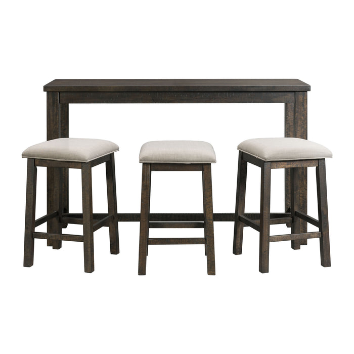 Stone Occasional Bar Table Single Pack (Table + Three Stools) - Sweet Furniture (Columbus, Ohio)