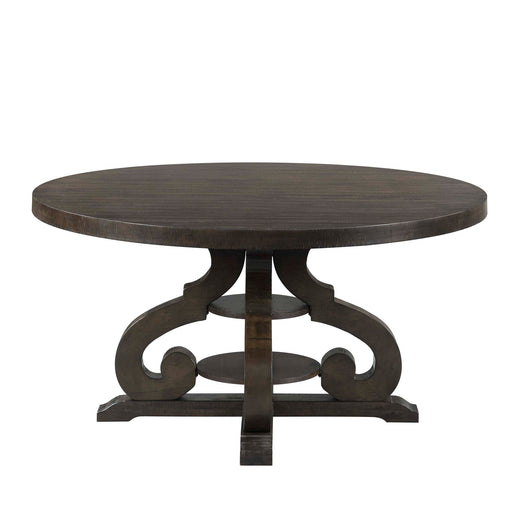 Stone Round Dining Table W/PU Base - Sweet Furniture (Columbus, Ohio)
