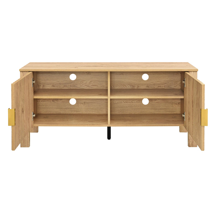 Thayer 47" Two Door Tv Console- Natural