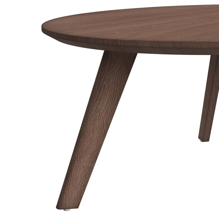 Theo Three Pack Occasional Set with Coffee Table and 2 End Tables in Walnut