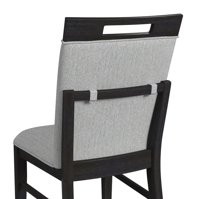 Transcend Standard Height Dining Set in Charcoal-Table and Four Chairs - Sweet Furniture (Columbus, Ohio)