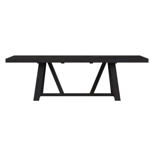 Transcend Dining Table with 22" Leaf in Charcoal - Sweet Furniture (Columbus, Ohio)