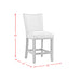 Tuscany Counter Linen Nailhead Side Chair (2 Per Pack) - Charcoal - Sweet Furniture (Columbus, Ohio)