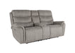 Kamari Console Loveseat W/Pwr Hr & Fr-Gray