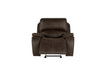 Brookings Glider Recliner W/Pwr Hr & Fr-Brown
