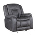 Morello Glider Recliner- Gray