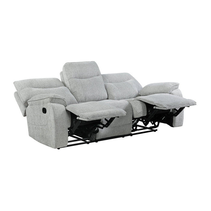 Chablis Reclining Sofa-Mist Gray