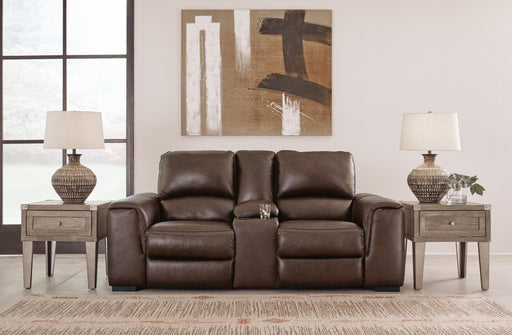 Alessandro Power Reclining Loveseat with Console - Sweet Furniture (Columbus, Ohio)