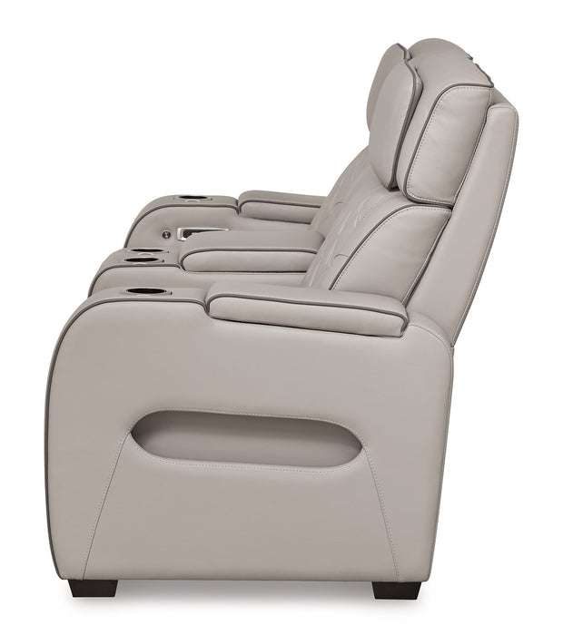 Boyington Power Reclining Loveseat with Console - Sweet Furniture (Columbus, Ohio)
