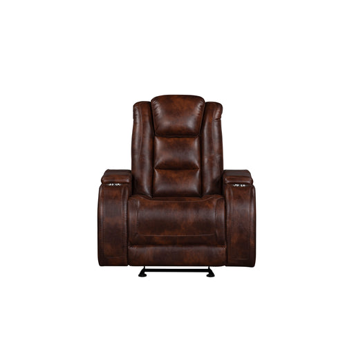 Chester Glider Recliner-Brown