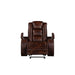Chester Glider Recliner W/Pwr Hr & Fr-Brown