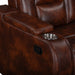 Chester Reclining Sofa-Brown