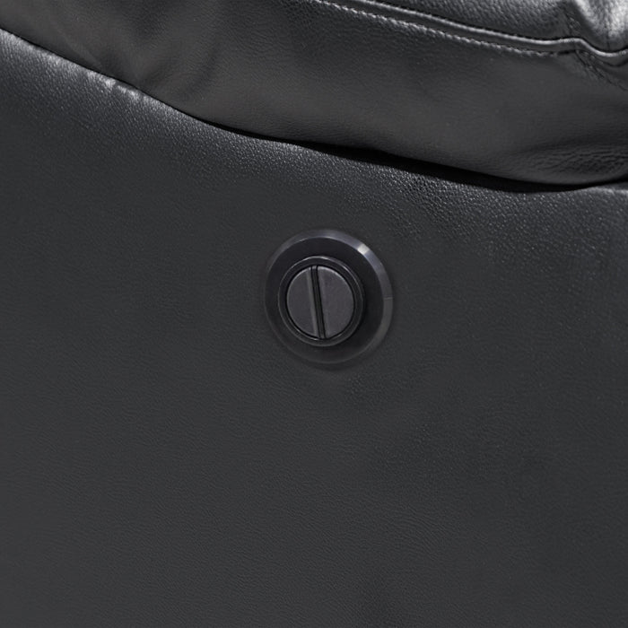 Nikko Sofa W/Pwr Fr-Black/Gray