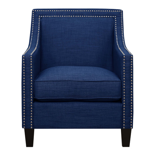 Erica 497 Chair W/Chrome Nails Heirloom Blue (ISTA 3) - Sweet Furniture (Columbus, Ohio)