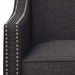 Erica 497 Chair W/Chrome Nails Heirloom Charcoal (ISTA 3) - Sweet Furniture (Columbus, Ohio)
