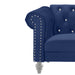 Emma Crystal Sofa-Royal Blue
