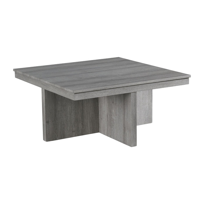 Uster Coffee Table W/Four storage Stools Grey - Sweet Furniture (Columbus, Ohio)
