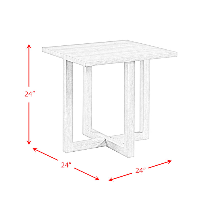 Uster End Table Grey