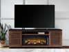 Kallari 84" TV Stand with Electric Fireplace - Sweet Furniture (Columbus, Ohio)
