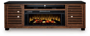 Kallari 84" TV Stand with Electric Fireplace - Sweet Furniture (Columbus, Ohio)