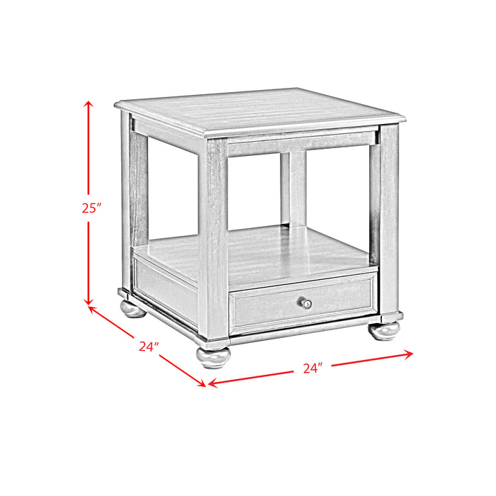 Wagner 3PC Occasional Table Set in Cherry-Square Lift-Top Coffee Table & Two End Table