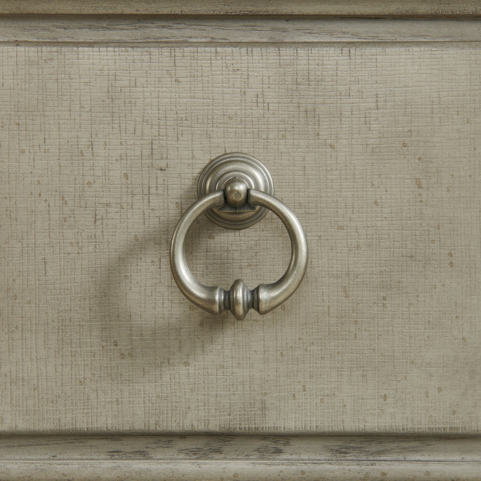 Whit-Ash 5-Drawer Chest in Light Grey