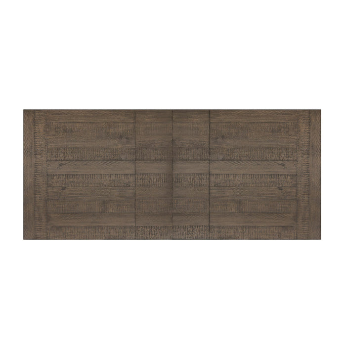 Yellowstone Dining Table with 2x12" Leaves in Medium Brown