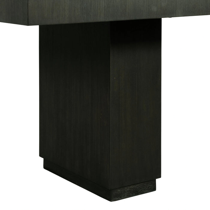 Donovan 7PC Standard Height Dining Set-Table, Four Side Chairs & Two Arm Chairs in Gray