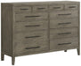 Elements International Versailles Dresser in Grey image