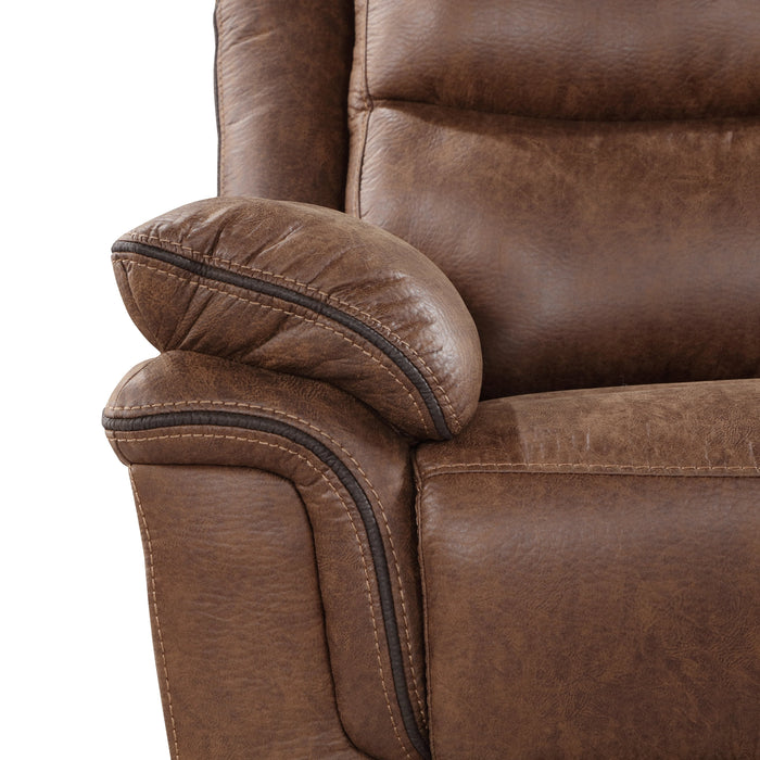 Ryland Glider Recliner W/Pwr Fr- Brown