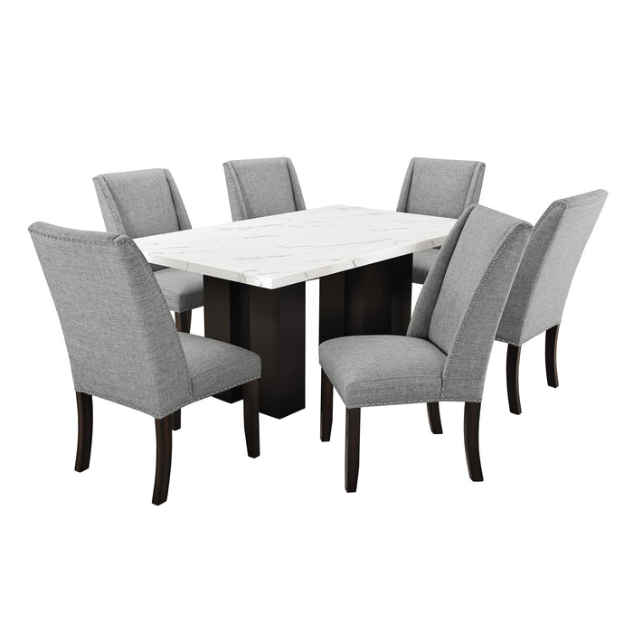 Faust Dining Chair (2 Per Carton)-Gray