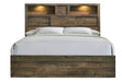 Elements International Bailey Queen Music Bed in Rich Warm Walnut BY520QB image