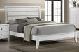 Crown Mark Furniture Evan Twin Panel Bed in White image