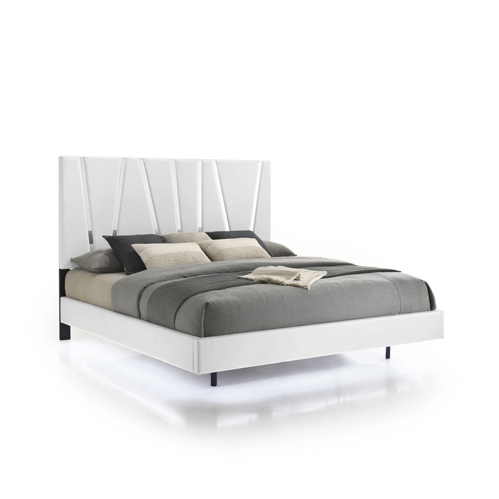 Europa 6/0 Wk Headboard, Footboard & Slats-White