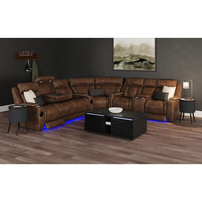 Halo Smart End Table in Black