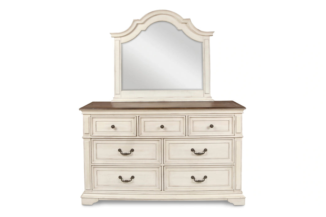 Anastasia Mirror - Ant. White