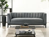 Elements International Calais Sofa in Light Grey image