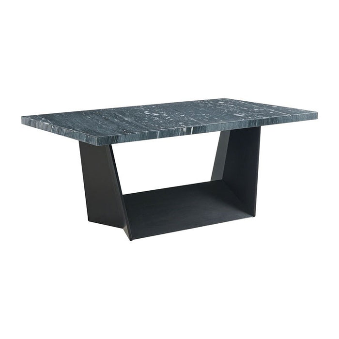 Elements International Beckley Dining Table in DarkC image