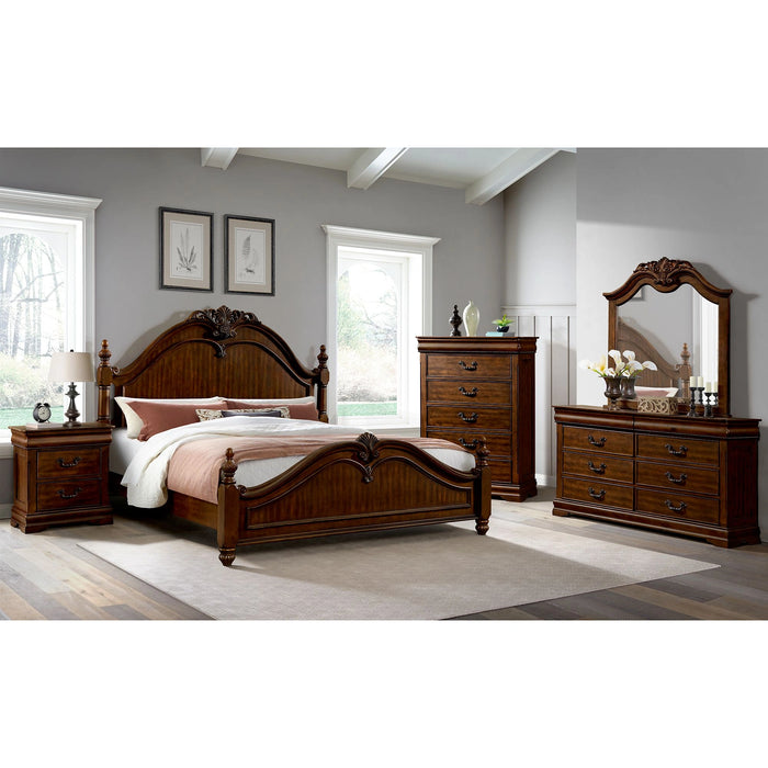 Northridge 3-Drawer Nightstand in Cherry