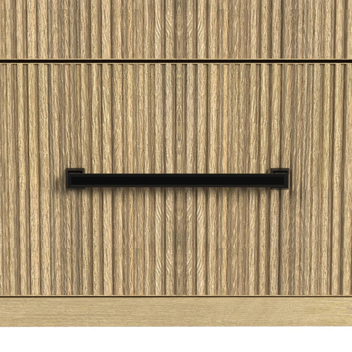 Ridgemont 2-Drawer Nightstand with USB in Natural