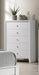 Crown Mark Furniture Evan Chest in White image