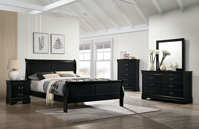 Louis Philippe Queen Bedroom Set - Sweet Furniture (Columbus, Ohio)