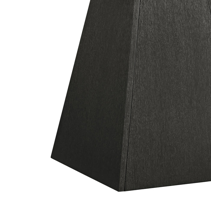 Jemma 2PC Occasional Table Set in Grey and Dark Espresso-Coffee Table & End Table