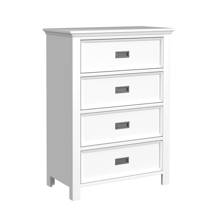 Hampton Kids Over Bunk with Staircase and Trundle Bedroom Set