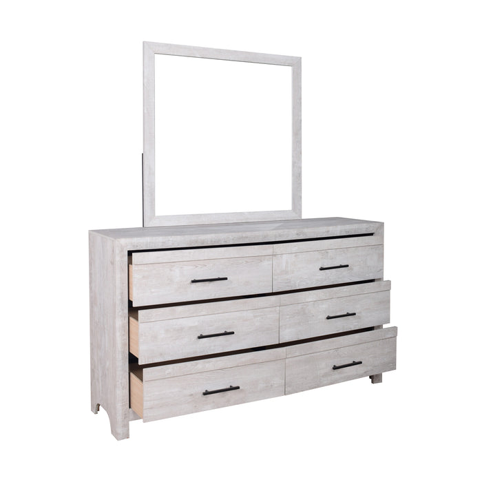 Biscayne Mirror- Driftwood