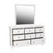 Tamarack Mirror- White