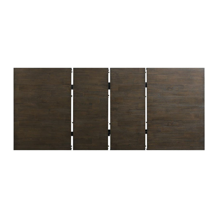 Elements International Grady Rectangular Dining Table in BrownC