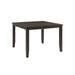 Elements International Mango Counter Height Dining Table in Dark Brown image