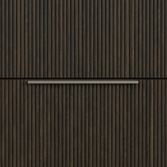 Sylvie Dresser and Mirror Set in Dark Brown