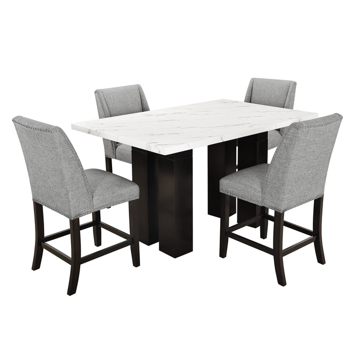 Faust Counter Chair (2 Per Carton)-Gray